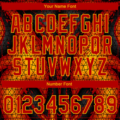 Custom Stitched Black Red-Yellow 3D Pattern Design Flame Sports Pullover Sweatshirt Hoodie