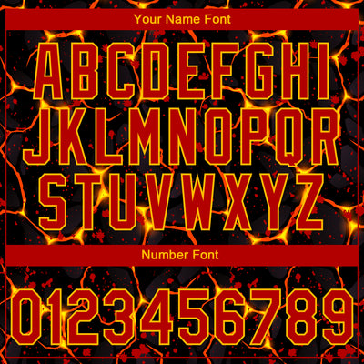 Custom Stitched Black Red-Yellow 3D Pattern Design Flame Sports Pullover Sweatshirt Hoodie