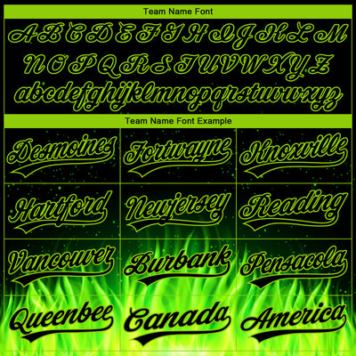 Custom Stitched Black Neon Green 3D Pattern Design Flame Sports Pullover Sweatshirt Hoodie