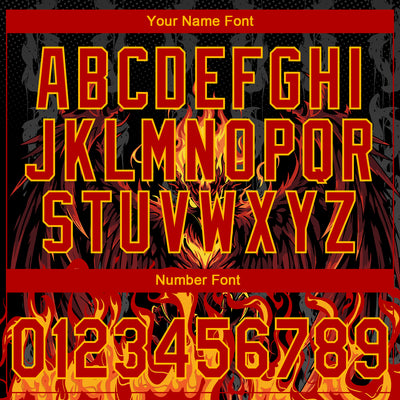 Custom Stitched Black Red-Yellow 3D Pattern Design Flame Phoenix Sports Pullover Sweatshirt Hoodie