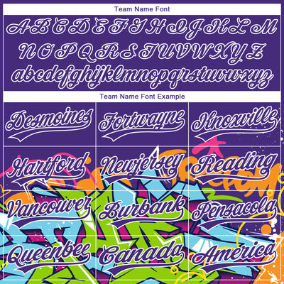 Custom Stitched Purple White 3D Graffiti Splash Street Art Sports Pullover Sweatshirt Hoodie