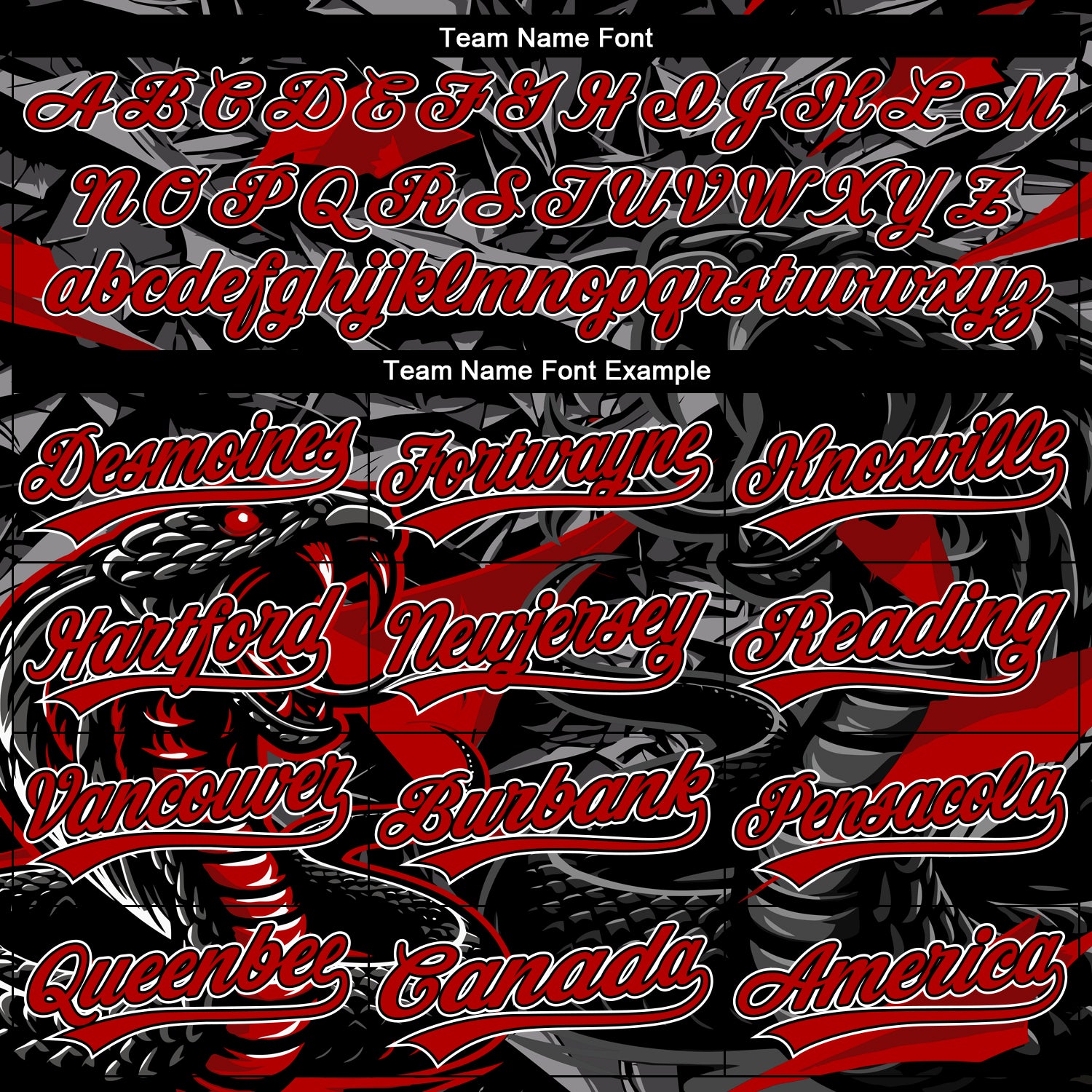 Custom Stitched Black Red Gray-White 3D Pattern Design Animal Snake Sports Pullover Sweatshirt Hoodie