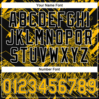 Custom Stitched Black Gold-White 3D Pattern Design Animal Eagle Sports Pullover Sweatshirt Hoodie