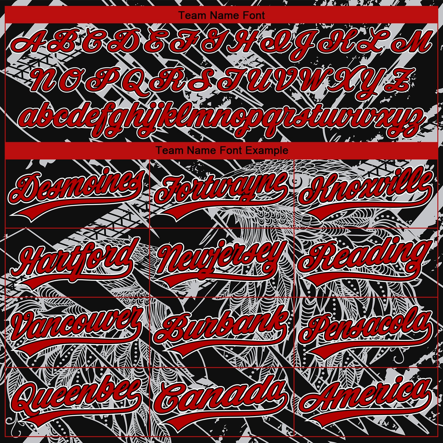 Custom Stitched Black Red Gray-White 3D Pattern Design Animal Eagle Sports Pullover Sweatshirt Hoodie