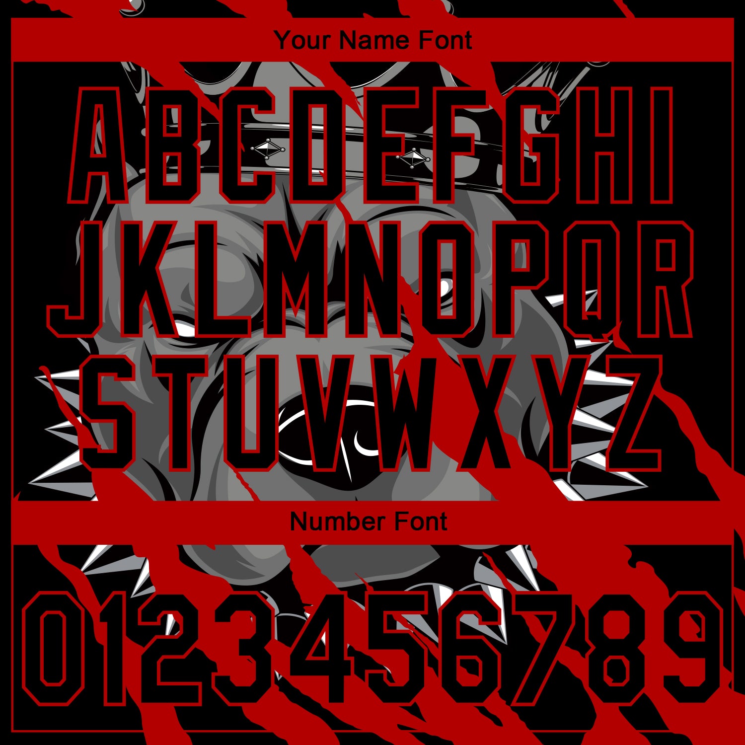 Custom Stitched Black Red Gray-White 3D Pattern Design Animal Pitbull Dog Sports Pullover Sweatshirt Hoodie