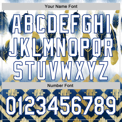 Custom White Royal 3D Pattern Design Native American Tribal Sportswear Pullover Sweatshirt Hoodie