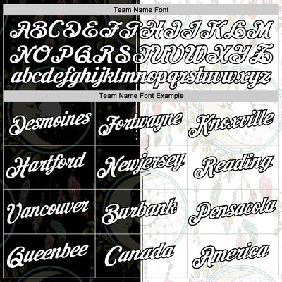 Custom White Black 3D Pattern Design Dreamcatcher Tribal Sportswear Pullover Sweatshirt Hoodie