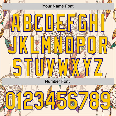 Custom City Cream Yellow-Dark Purple 3D Pattern Design Dreamcatcher Tribal Sportswear Pullover Sweatshirt Hoodie