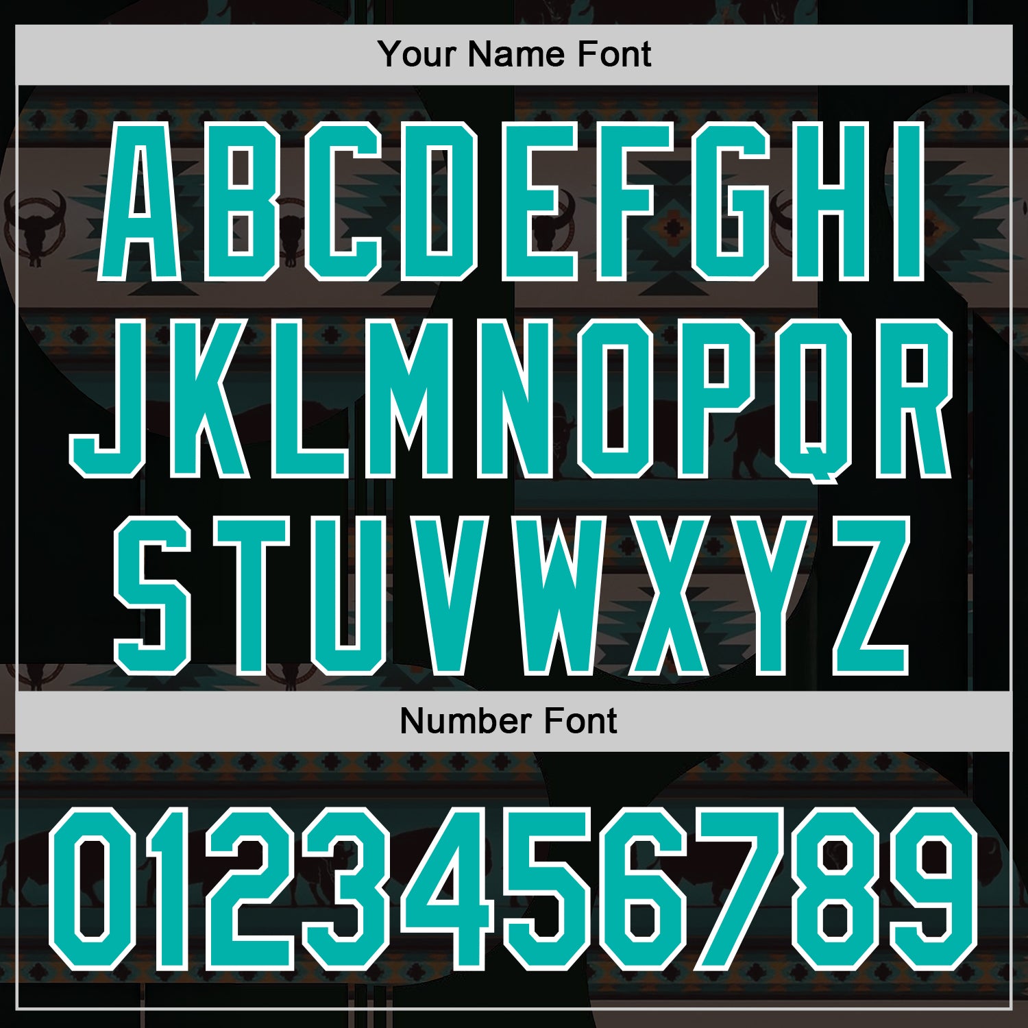 Custom Black Aqua-White 3D Pattern Design Ethnic Tribal Sportswear Pullover Sweatshirt Hoodie