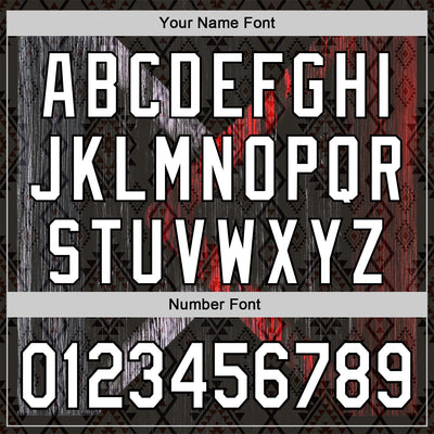 Custom Black White-Red 3D Pattern Design Ethnic Tribal Sportswear Pullover Sweatshirt Hoodie