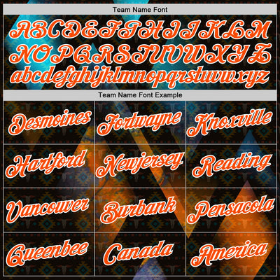 Custom Black Orange-White 3D Pattern Design Ethnic Tribal Sportswear Pullover Sweatshirt Hoodie