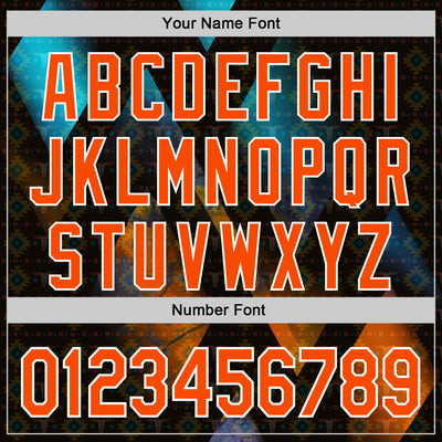 Custom Black Orange-White 3D Pattern Design Ethnic Tribal Sportswear Pullover Sweatshirt Hoodie