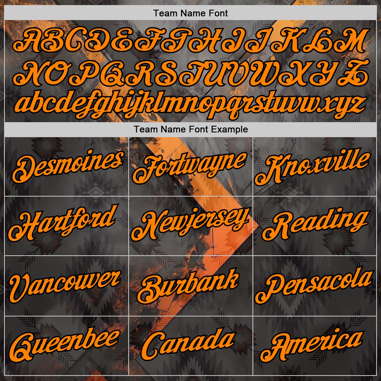 Custom Gray Bay Orange-Black 3D Pattern Design Ethnic Tribal Sportswear Pullover Sweatshirt Hoodie