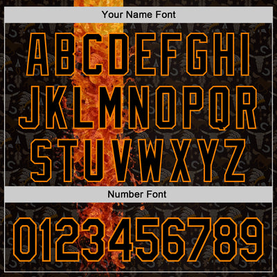 Custom Black Bay Orange 3D Pattern Design Ethnic Tribal Sportswear Pullover Sweatshirt Hoodie