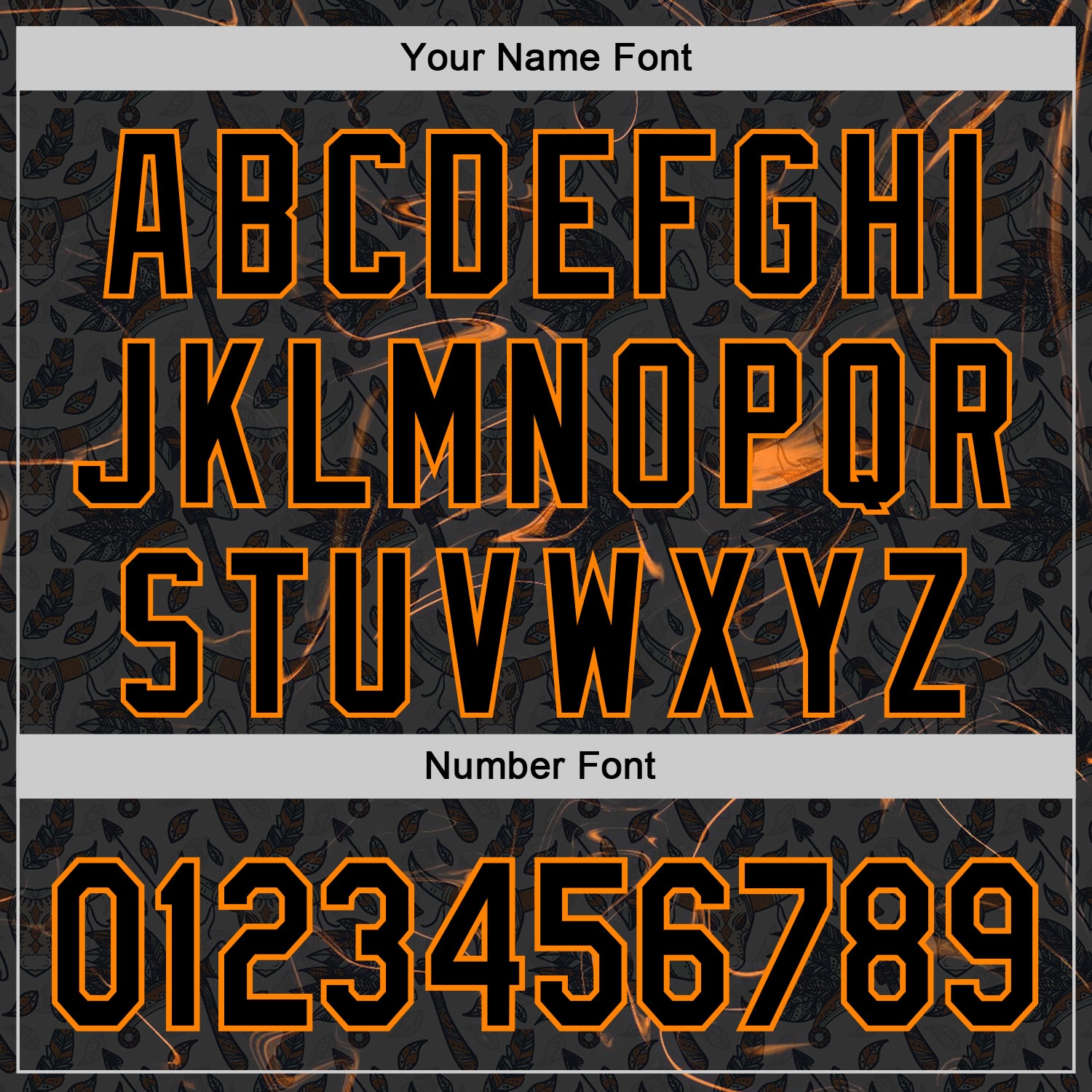 Custom Black Bay Orange 3D Pattern Design Ethnic Tribal Sportswear Pullover Sweatshirt Hoodie