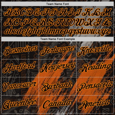 Custom Black Bay Orange-Gray 3D Pattern Design Ethnic Tribal Sportswear Pullover Sweatshirt Hoodie