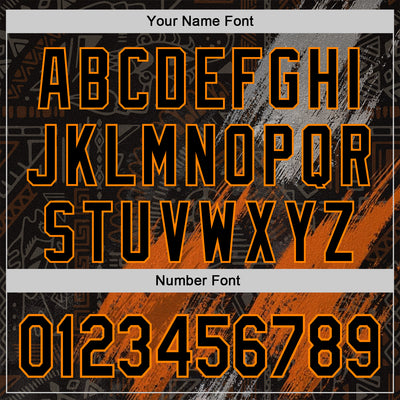 Custom Black Bay Orange-Gray 3D Pattern Design Ethnic Tribal Sportswear Pullover Sweatshirt Hoodie