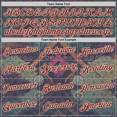 Custom Gray Burgundy-City Cream 3D Pattern Design Ethnic Tribal Sportswear Pullover Sweatshirt Hoodie