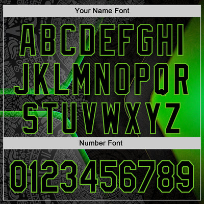 Custom Black Aurora Green 3D Pattern Design Ethnic Tribal Sportswear Pullover Sweatshirt Hoodie