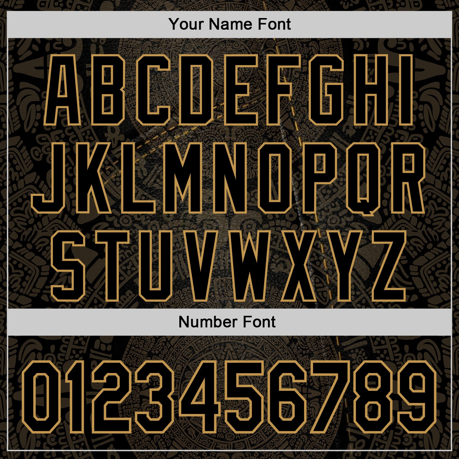 Custom Black Old Gold 3D Pattern Design Ethnic Tribal Sportswear Pullover Sweatshirt Hoodie