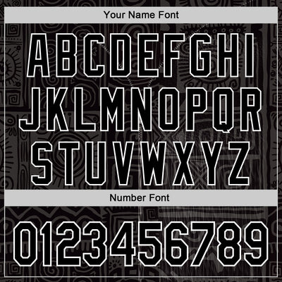 Custom Black White 3D Pattern Design Ethnic Tribal Sportswear Pullover Sweatshirt Hoodie