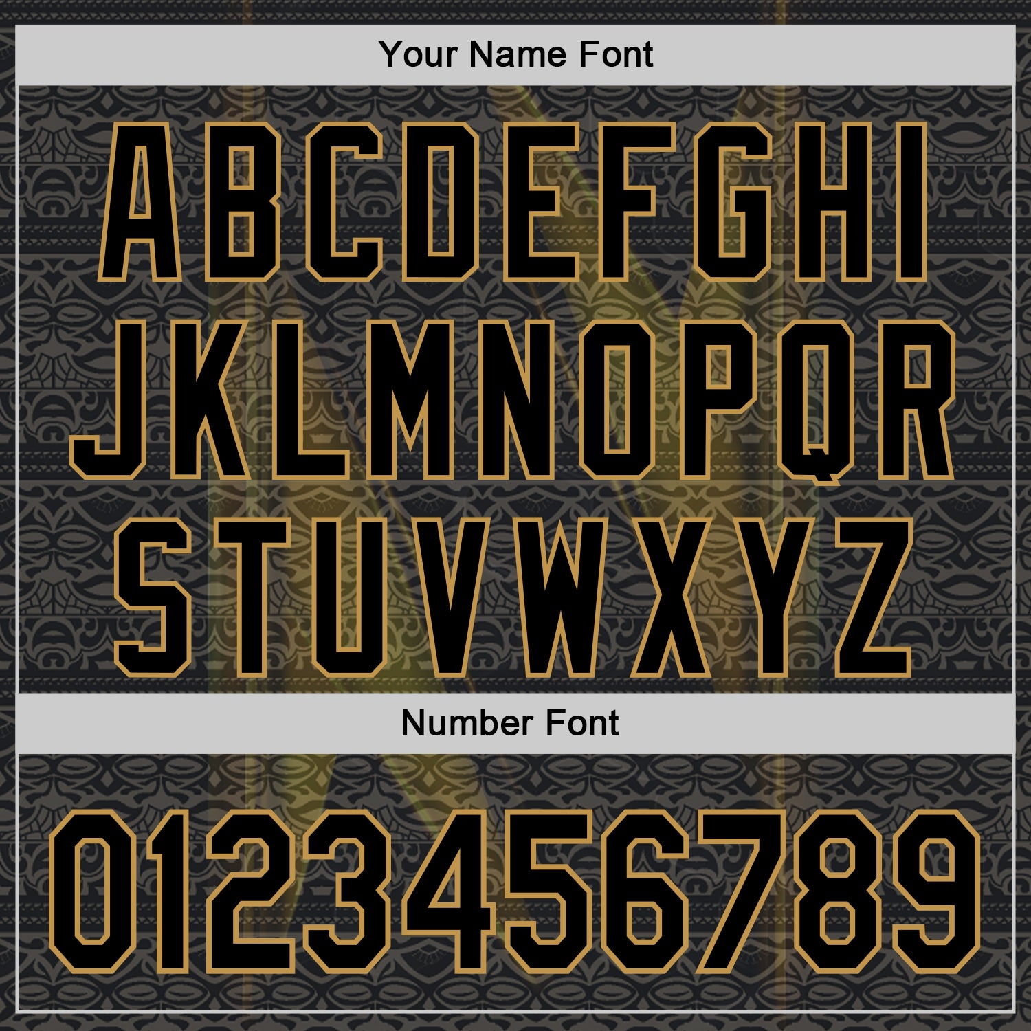 Custom Black Old Gold 3D Pattern Design Ethnic Tribal Sportswear Pullover Sweatshirt Hoodie