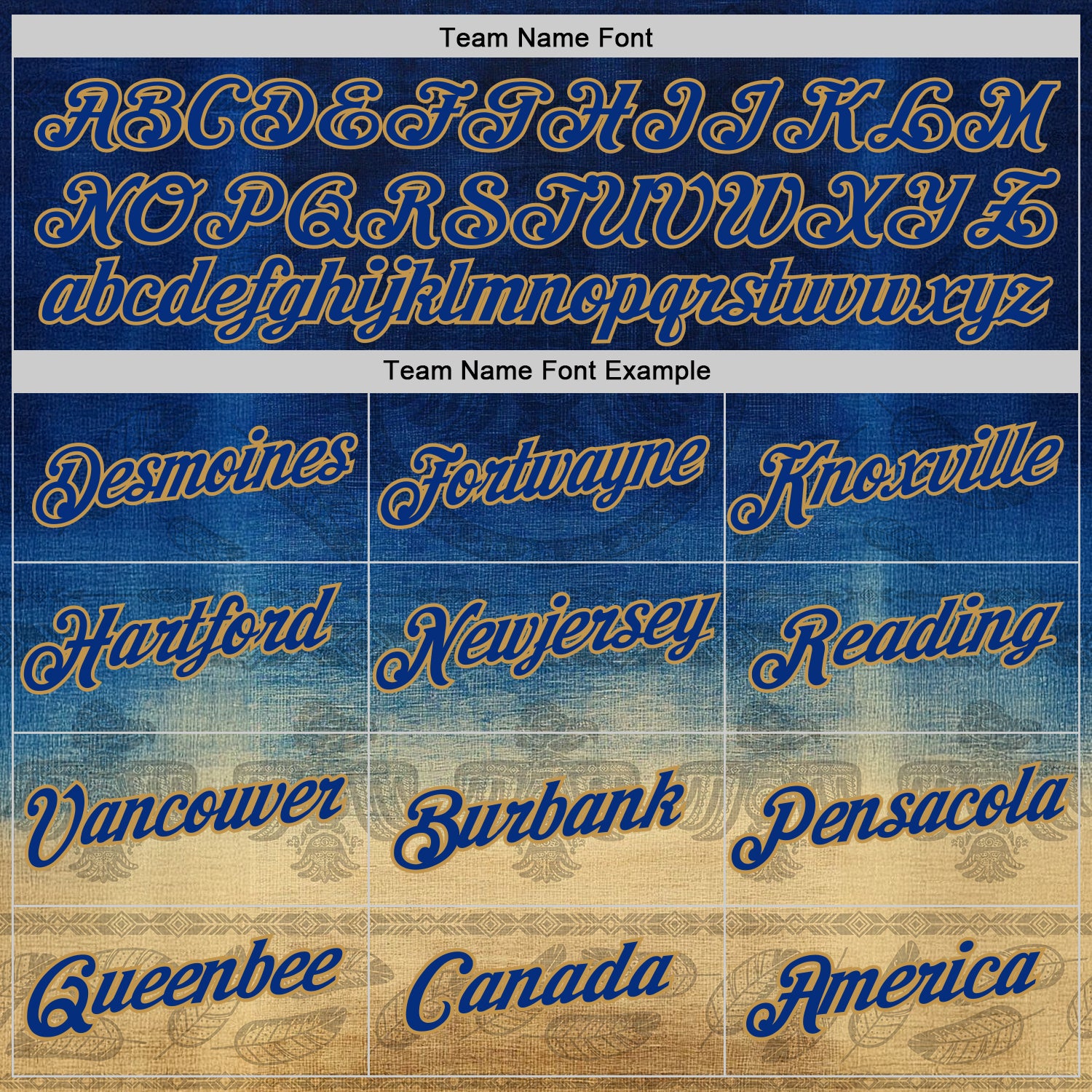 Custom Blue Royal-Old Gold 3D Pattern Design Ethnic Tribal Sportswear Pullover Sweatshirt Hoodie