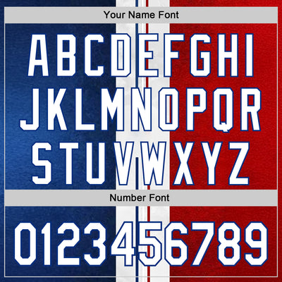 Custom Red White Blue-Royal 3D Pattern Design France Inspired Sports Pullover Sweatshirt Hoodie