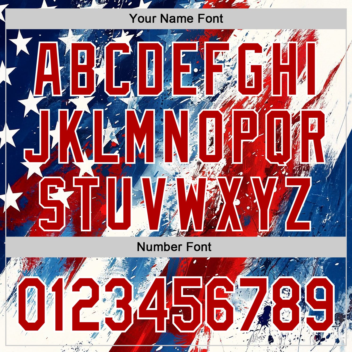 Custom Red Blue Black-White 3D American Flag Sports Pullover Sweatshirt Hoodie