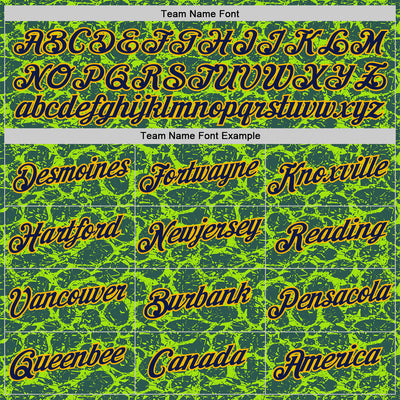 Custom Stitched Neon Green Navy-Gold 3D Pattern Design Crocodile Skin Print Sportswear Pullover Sweatshirt Hoodie