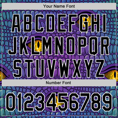 Custom Stitched Purple Black-White 3D Pattern Design Crocodile Skin Print Sportswear Pullover Sweatshirt Hoodie