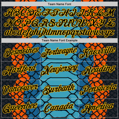 Custom Stitched Blue Black Orange-Yellow 3D Pattern Design Snake Skin Print Sportswear Pullover Sweatshirt Hoodie