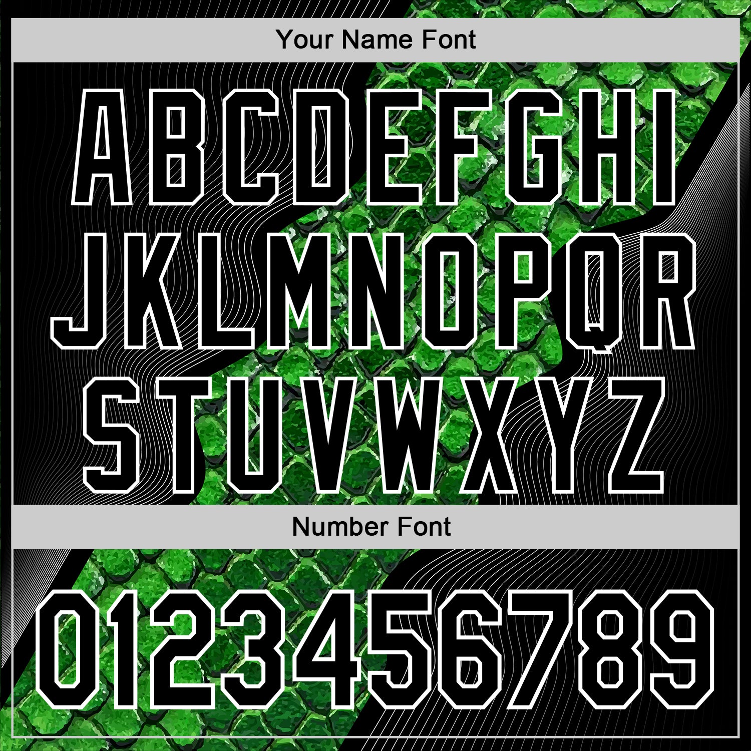 Custom Stitched Green Black-White 3D Pattern Design Snake Skin Print Sportswear Pullover Sweatshirt Hoodie