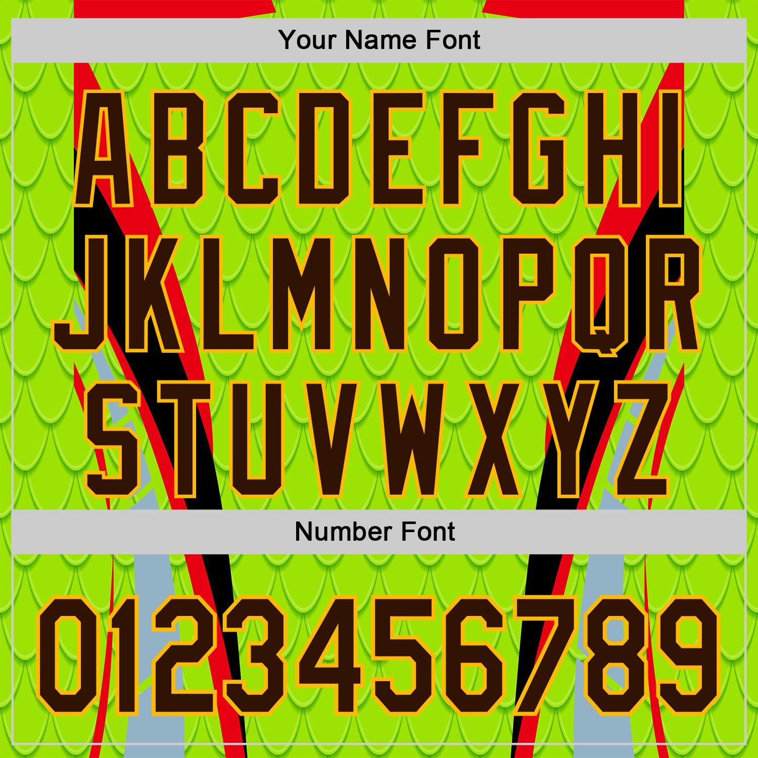 Custom Stitched Neon Green Brown Red Black-Yellow 3D Pattern Design Snake Skin Print Sportswear Pullover Sweatshirt Hoodie