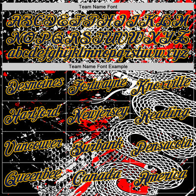 Custom Stitched White Navy Black Red-Gold 3D Pattern Design Snake Skin Print Sportswear Pullover Sweatshirt Hoodie