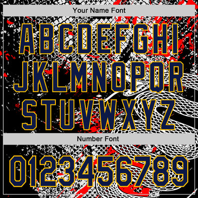 Custom Stitched White Navy Black Red-Gold 3D Pattern Design Snake Skin Print Sportswear Pullover Sweatshirt Hoodie