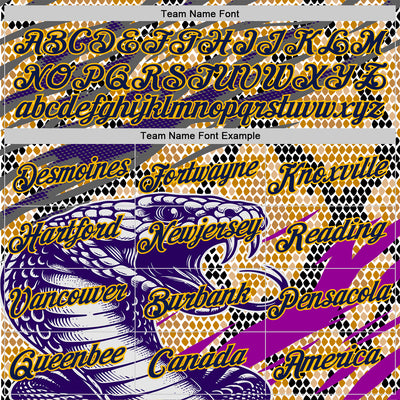 Custom Stitched White Navy Purple Black-Gold 3D Pattern Design Snake Skin Print Sportswear Pullover Sweatshirt Hoodie