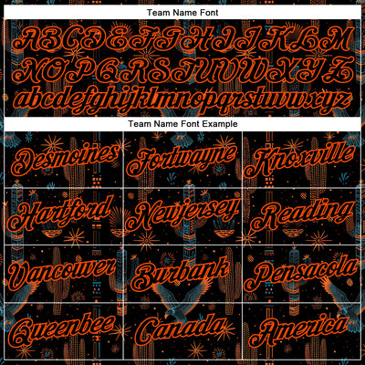 Custom Black Orange 3D Pattern Design Western Cowboy Tribal Ethnic Sports Pullover Sweatshirt Hoodie