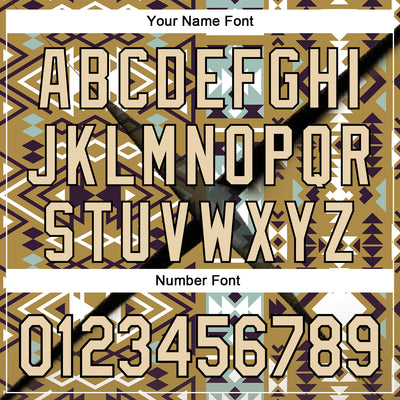 Custom Old Gold City Cream-Black 3D Pattern Design Western Cowboy Tribal Ethnic Sports Pullover Sweatshirt Hoodie