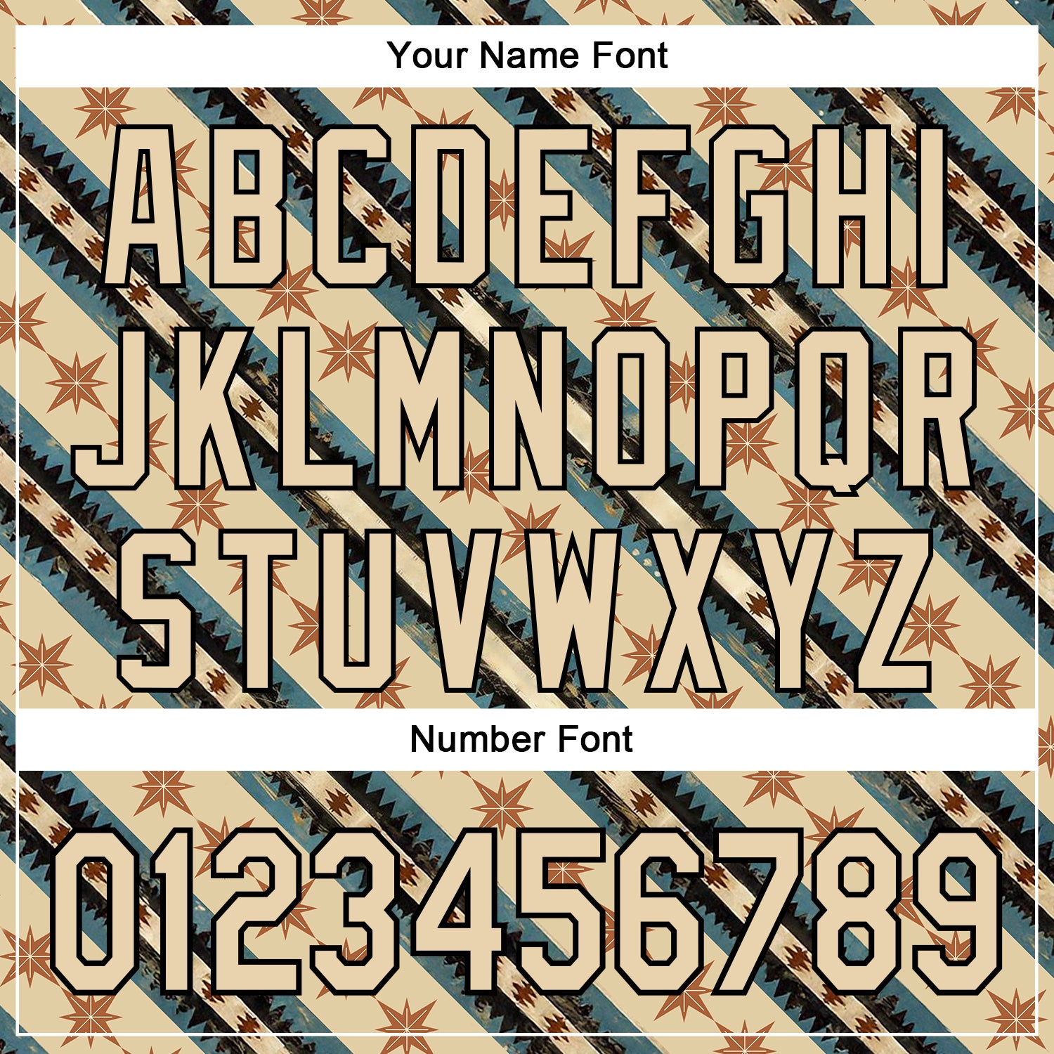 Custom Cream City Cream-Black 3D Pattern Design Western Cowboy Tribal Ethnic Sports Pullover Sweatshirt Hoodie