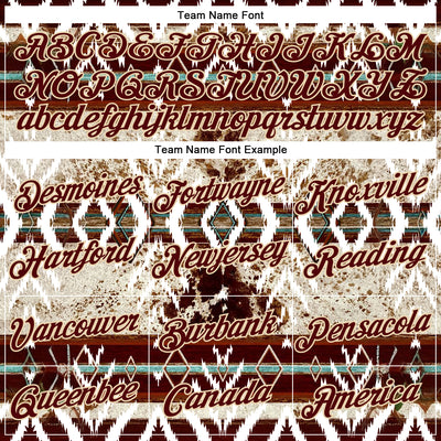 Custom Crimson City Cream 3D Pattern Design Western Cowboy Tribal Ethnic Sports Pullover Sweatshirt Hoodie