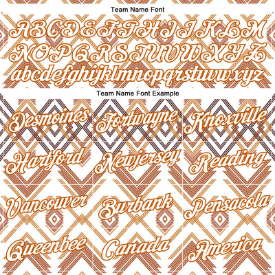 Custom White Texas Orange-Black 3D Pattern Design Western Cowboy Tribal Ethnic Sports Pullover Sweatshirt Hoodie