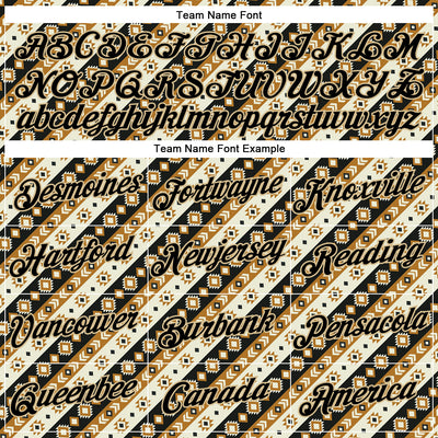 Custom City Cream Black 3D Pattern Design Western Cowboy Tribal Ethnic Sports Pullover Sweatshirt Hoodie