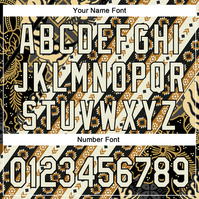 Custom City Cream Black 3D Pattern Design Western Cowboy Tribal Ethnic Sports Pullover Sweatshirt Hoodie