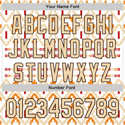 Custom White City Cream-Brown 3D Pattern Design Western Cowboy Tribal Ethnic Sports Pullover Sweatshirt Hoodie