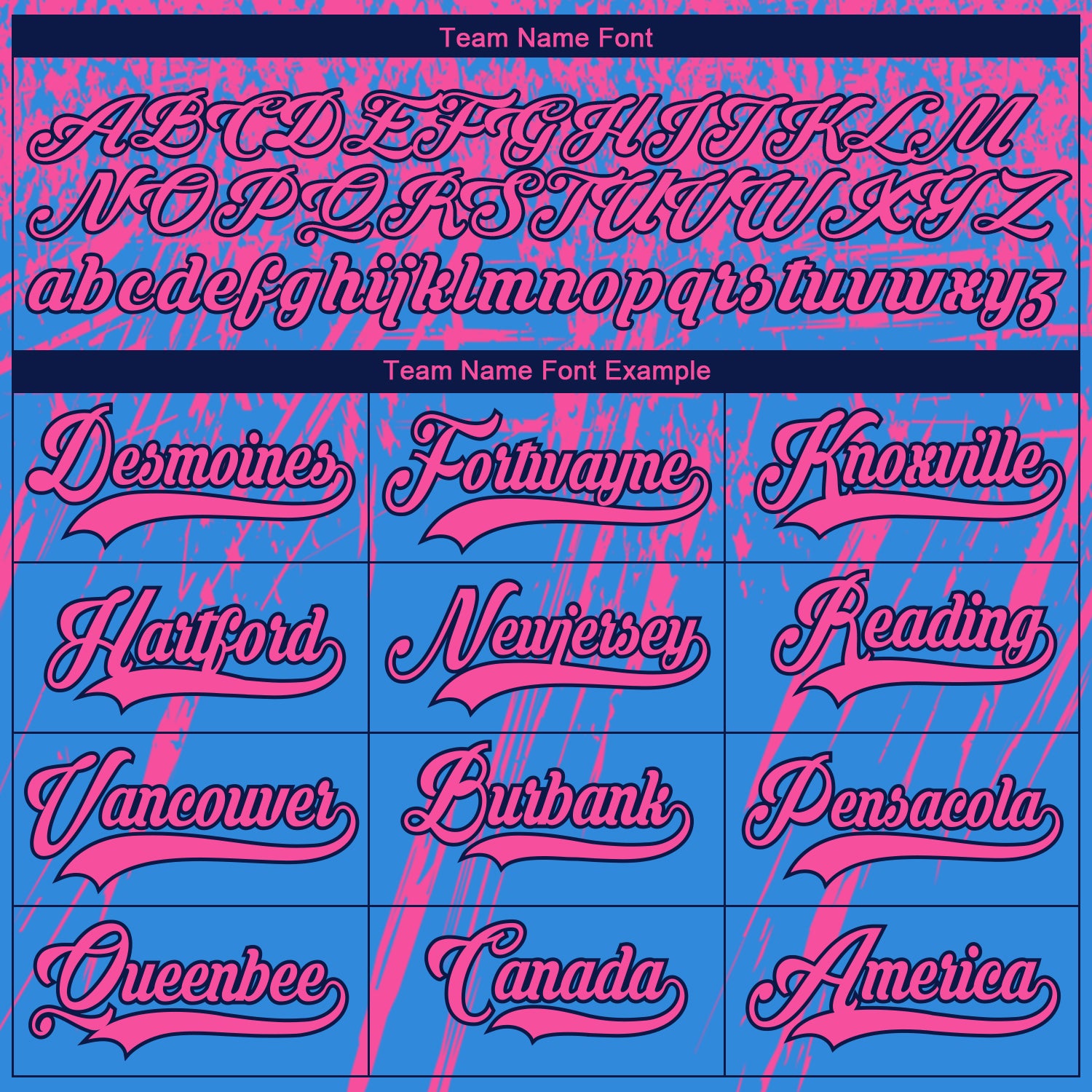 Custom Powder Blue Pink Navy-White 3D Splash Hockey Lace Neck Jersey