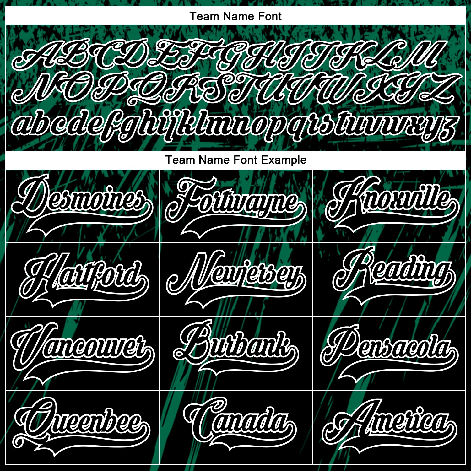 Custom Black Kelly Green-White 3D Splash Hockey Lace Neck Jersey