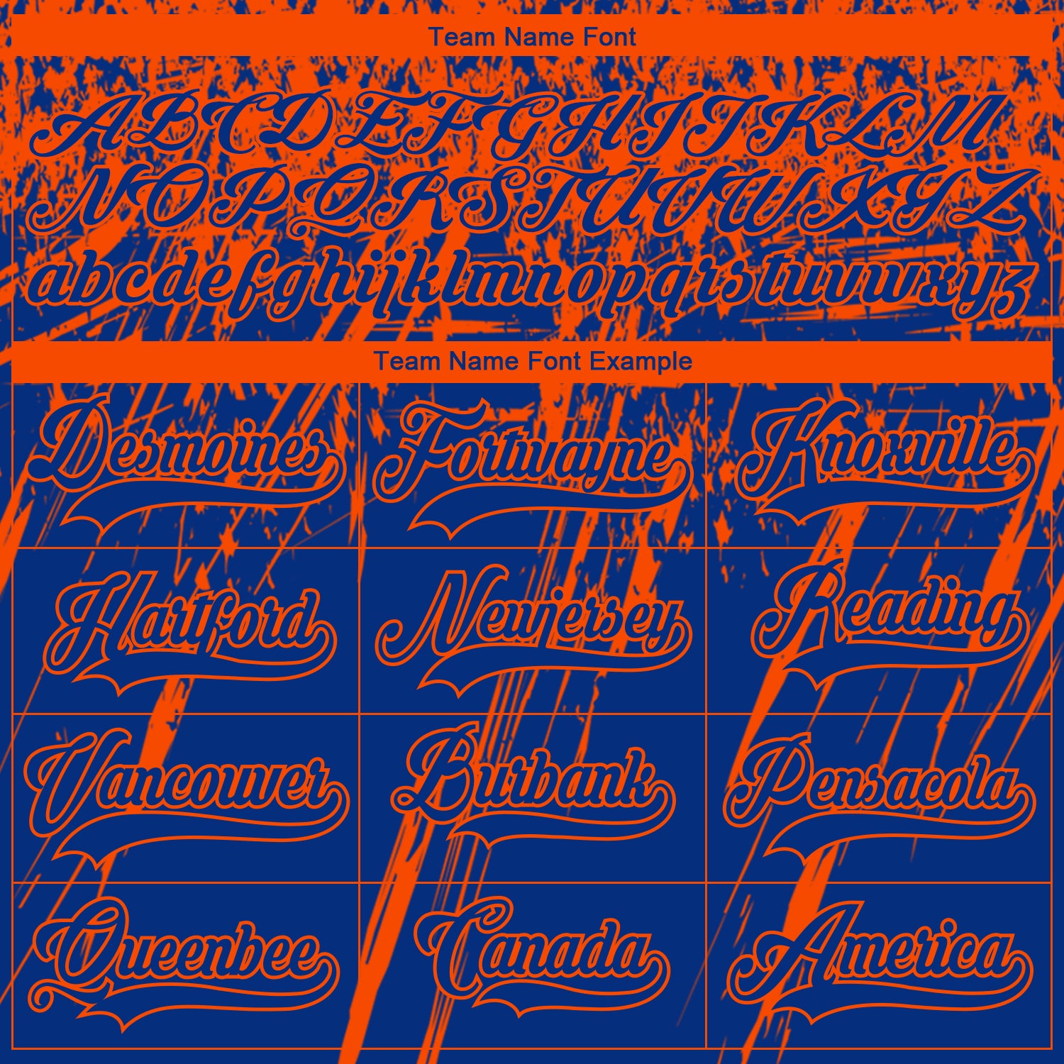 Custom Royal Orange-White 3D Splash Hockey Lace Neck Jersey