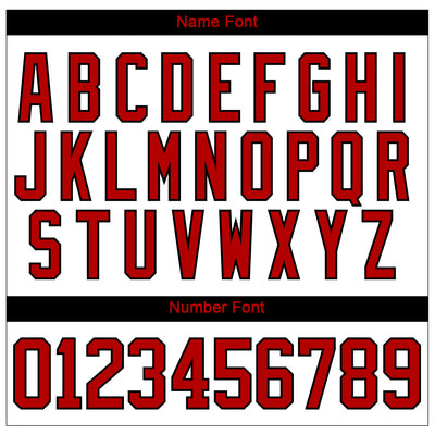 Custom White Red-Black 3D Splash Hockey Lace Neck Jersey