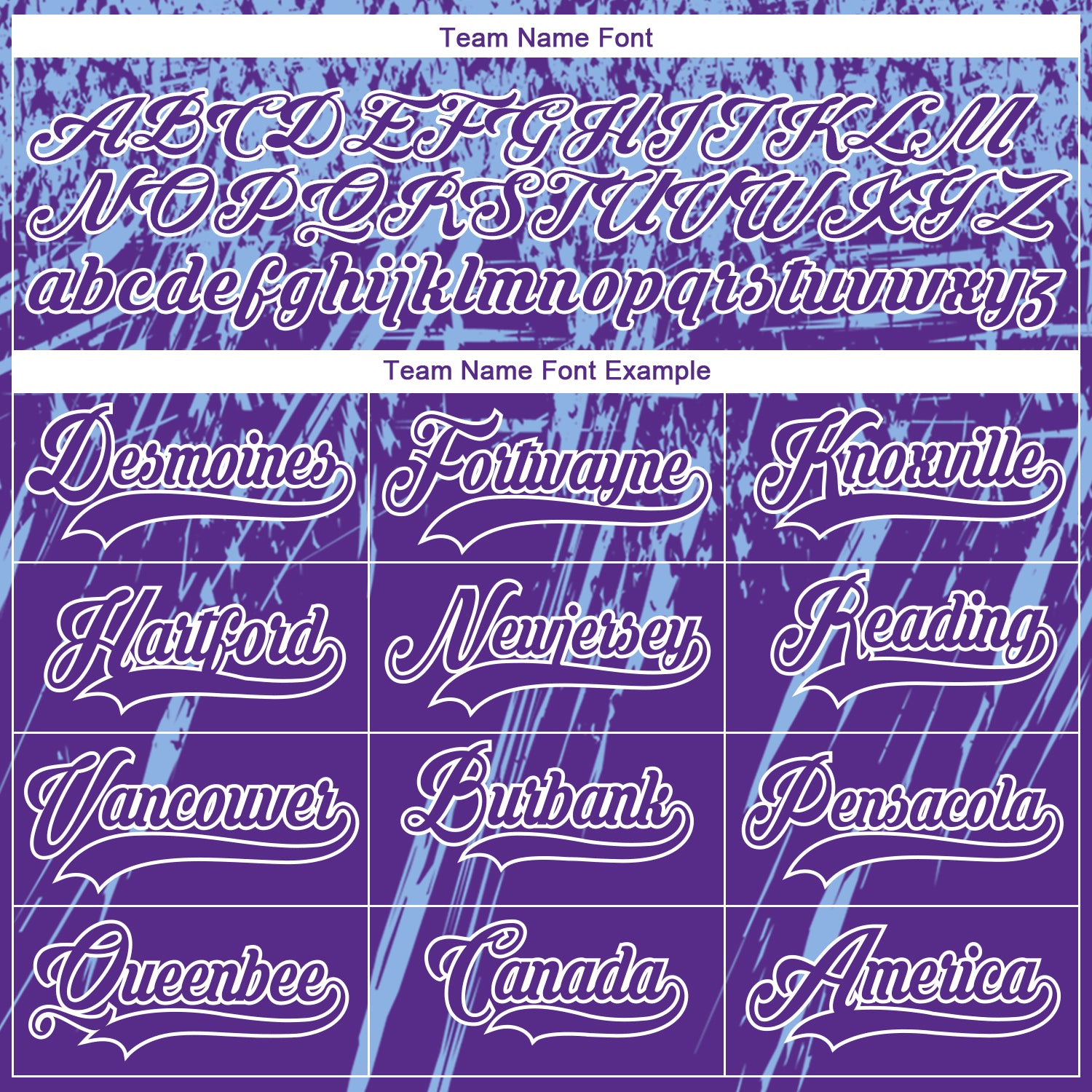 Custom Purple Light Blue-White 3D Splash Hockey Lace Neck Jersey